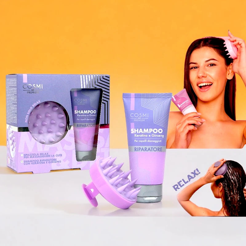 Shampooing réparateur à la keratine