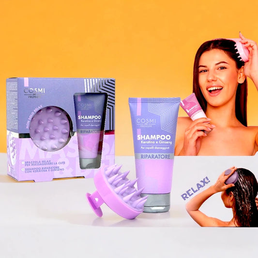Shampooing réparateur à la keratine